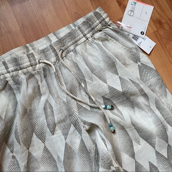 🐞3/33🐞  ROXY || Oceanside Patterned Flare Pants - Picture 2 of 6